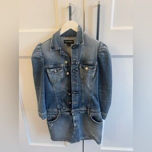 Retrofete denim mini-dress